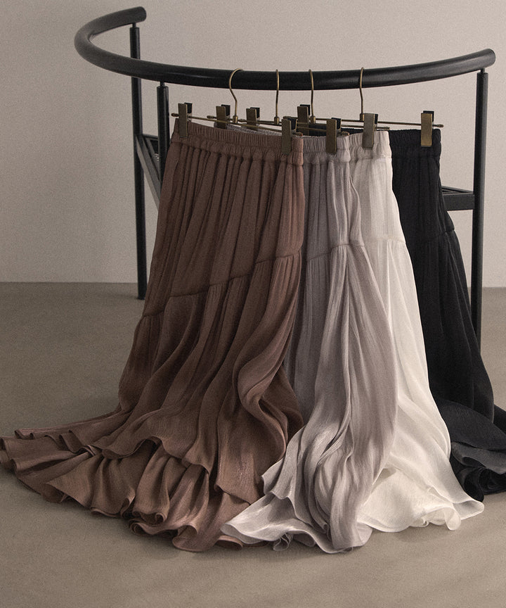 Aurora Tiered Sheen Skirt