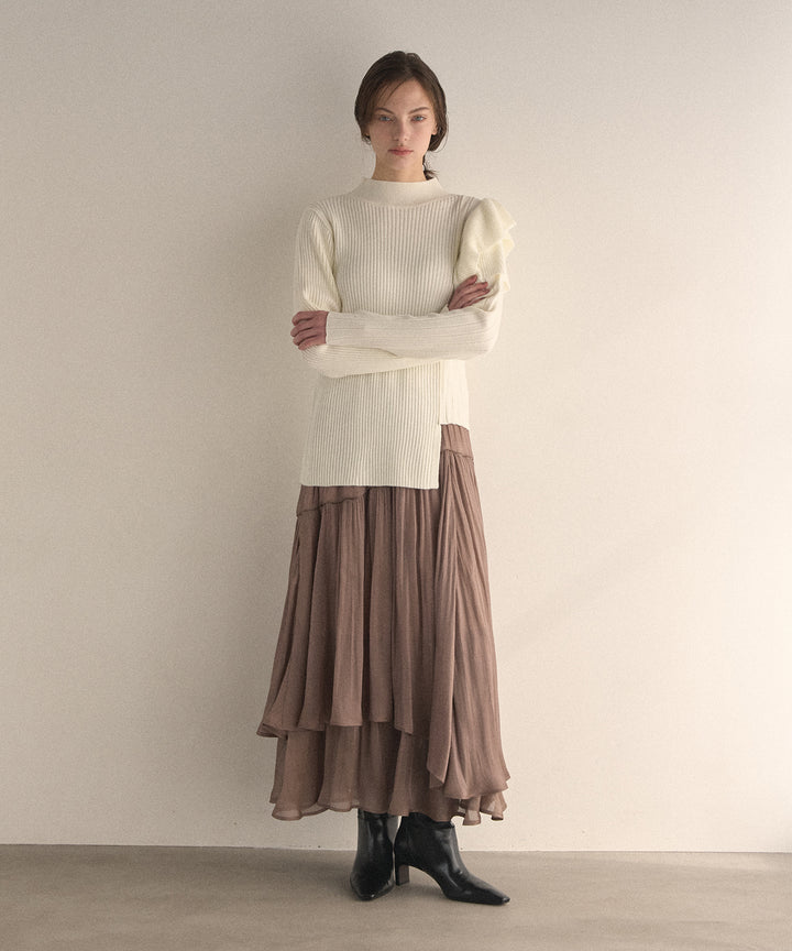 Aurora Tiered Sheen Skirt