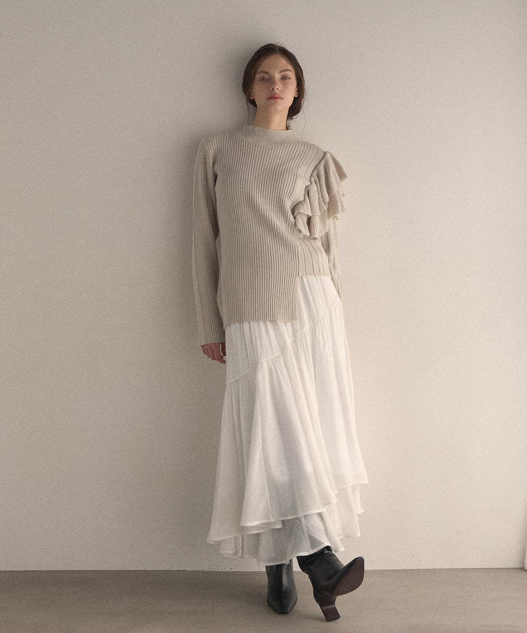 Aurora Tiered Sheen Skirt