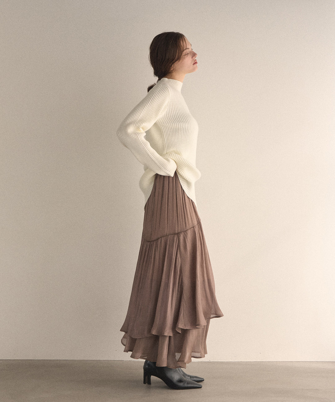 Aurora Tiered Sheen Skirt