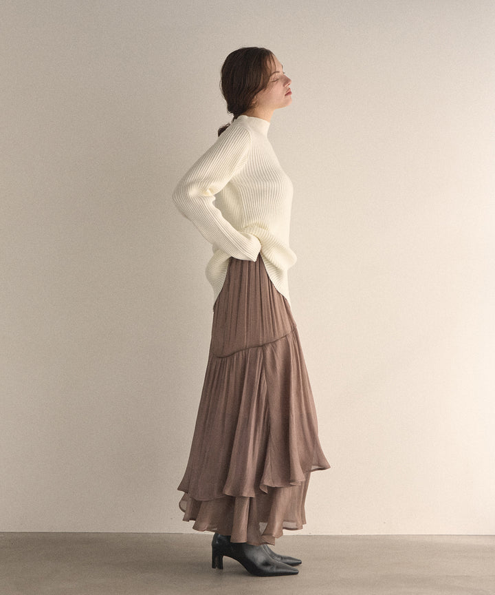 Aurora Tiered Sheen Skirt