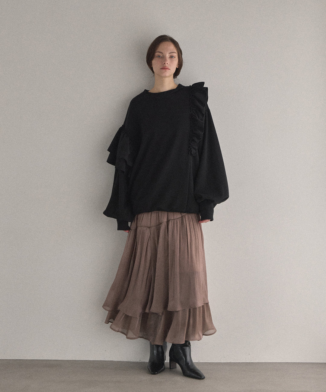 Aurora Tiered Sheen Skirt