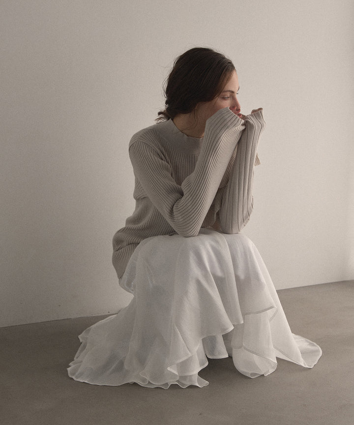 Aurora Tiered Sheen Skirt