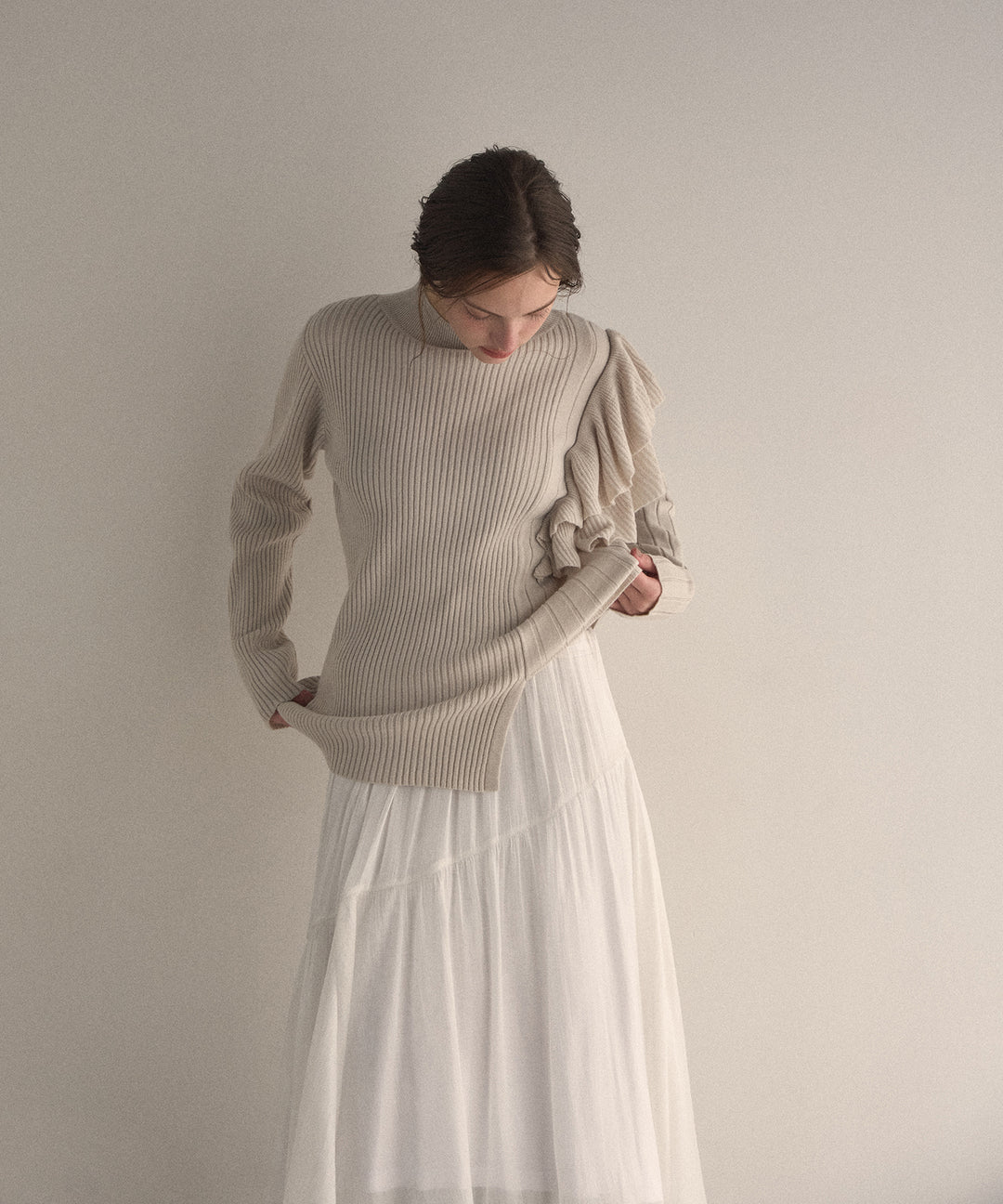 Aurora Tiered Sheen Skirt