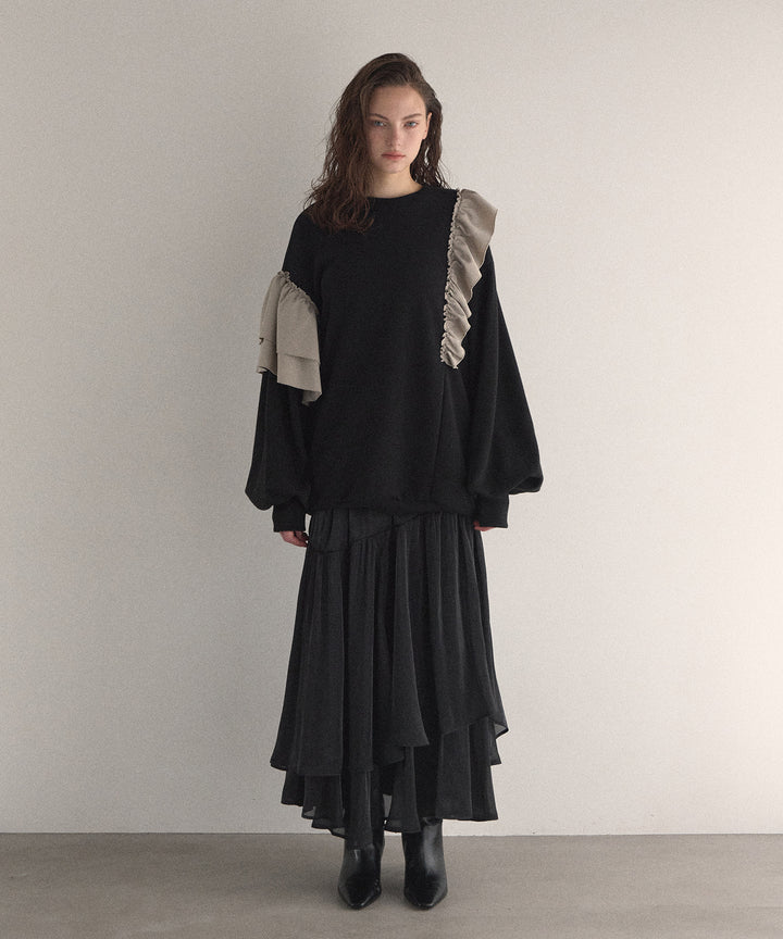 Aurora Tiered Sheen Skirt