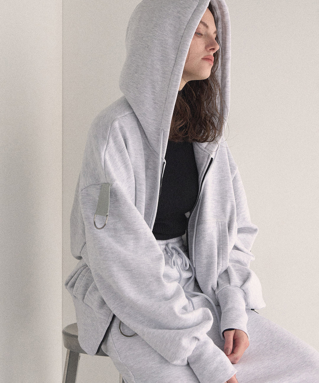 Brush Sweat Zip Hoodie