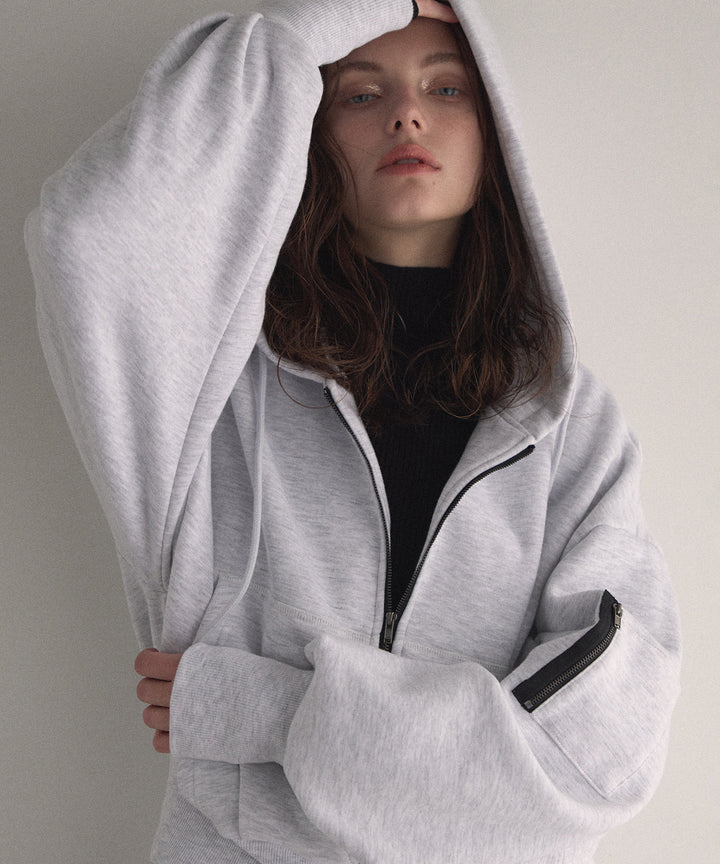 Brush Sweat Zip Hoodie