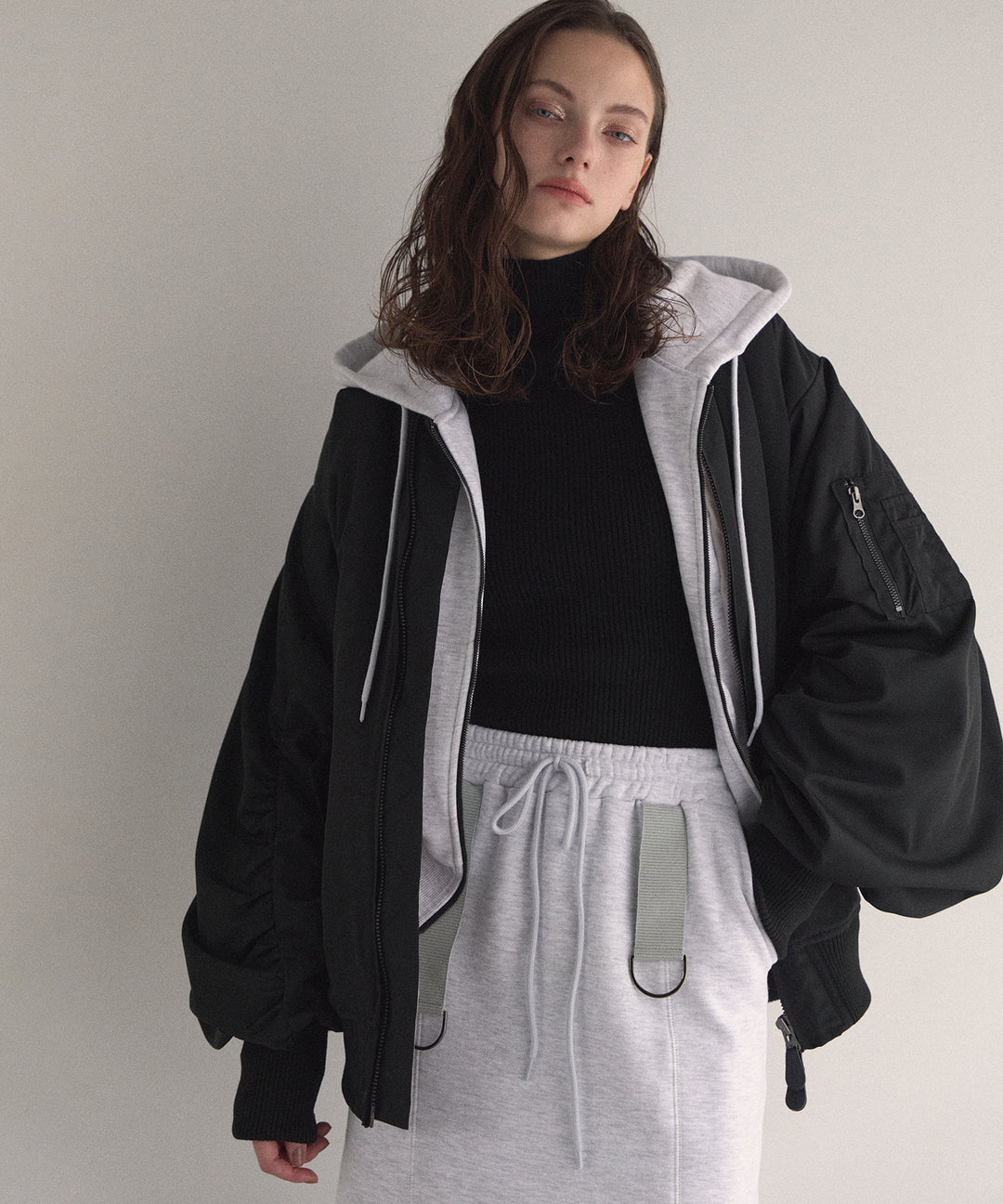 Brush Sweat Zip Hoodie