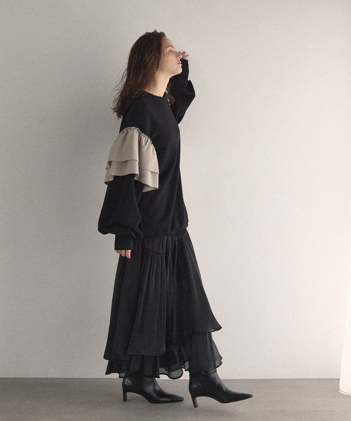 Frill Sweat Pull Over