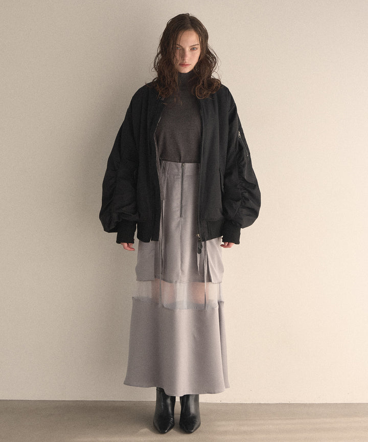 Layer Cape Ensemble Knit Tops