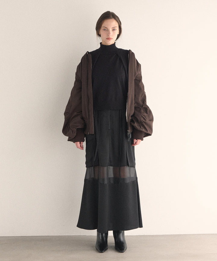 Layer Cape Ensemble Knit Tops