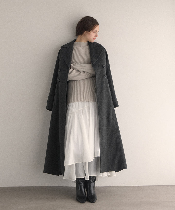 Milfull Frill Knit Tops