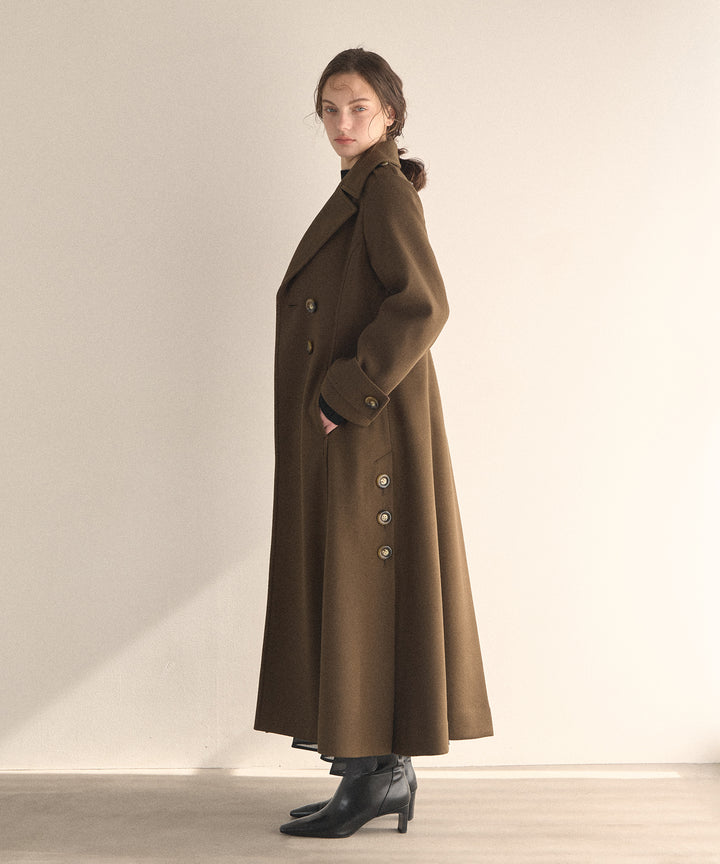 Hybrid Flare Slit Coat