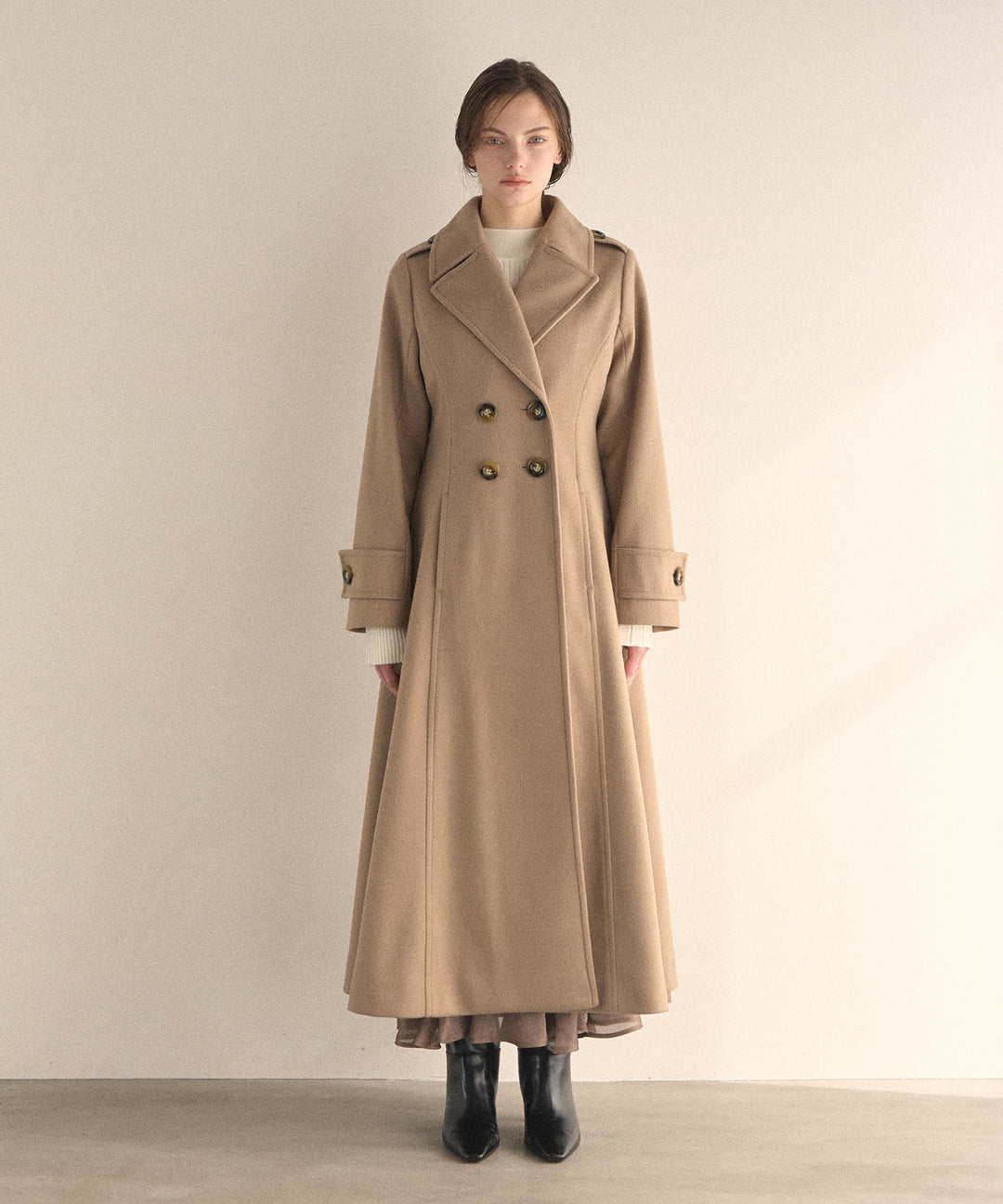 Hybrid Flare Slit Coat