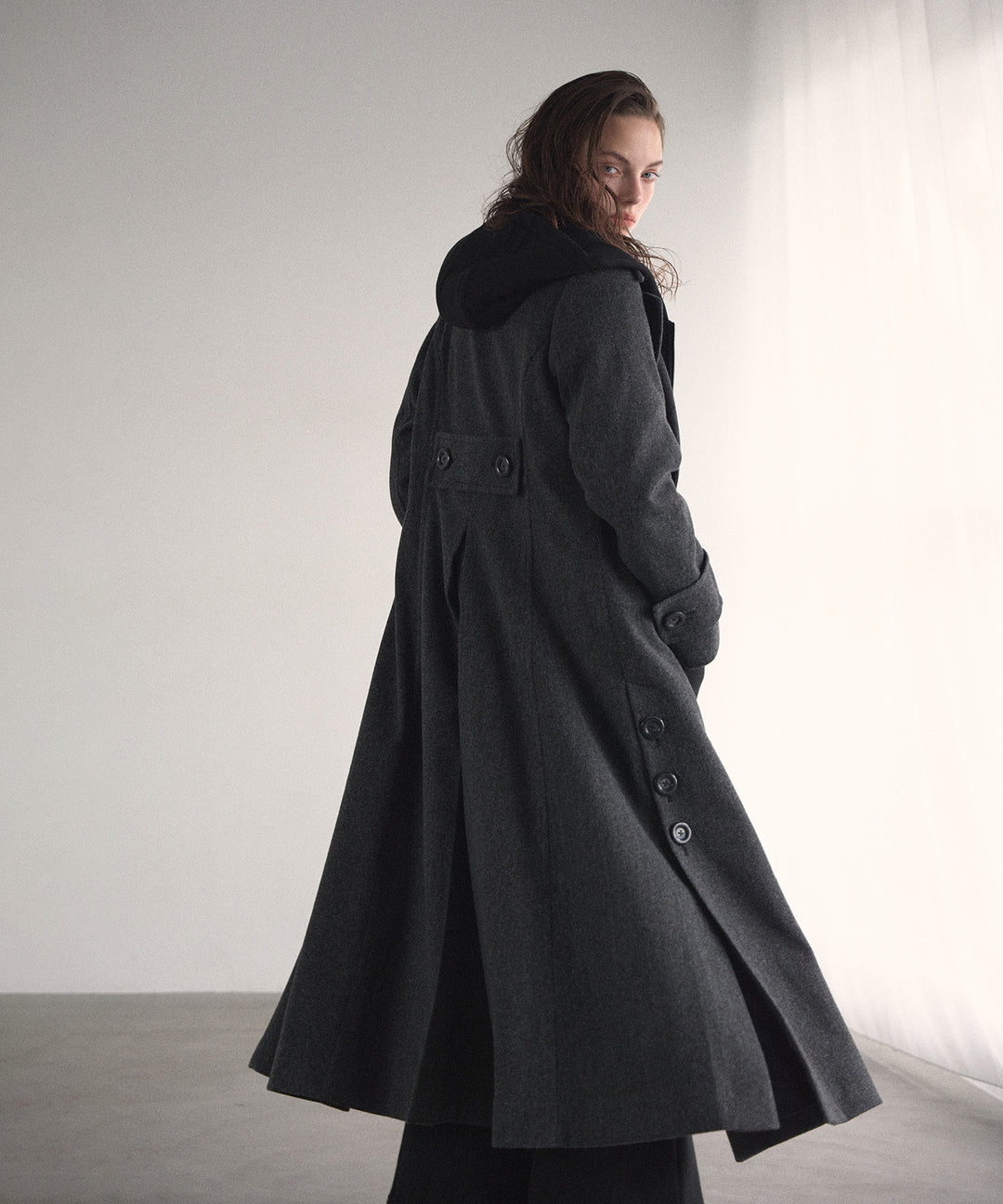Hybrid Flare Slit Coat