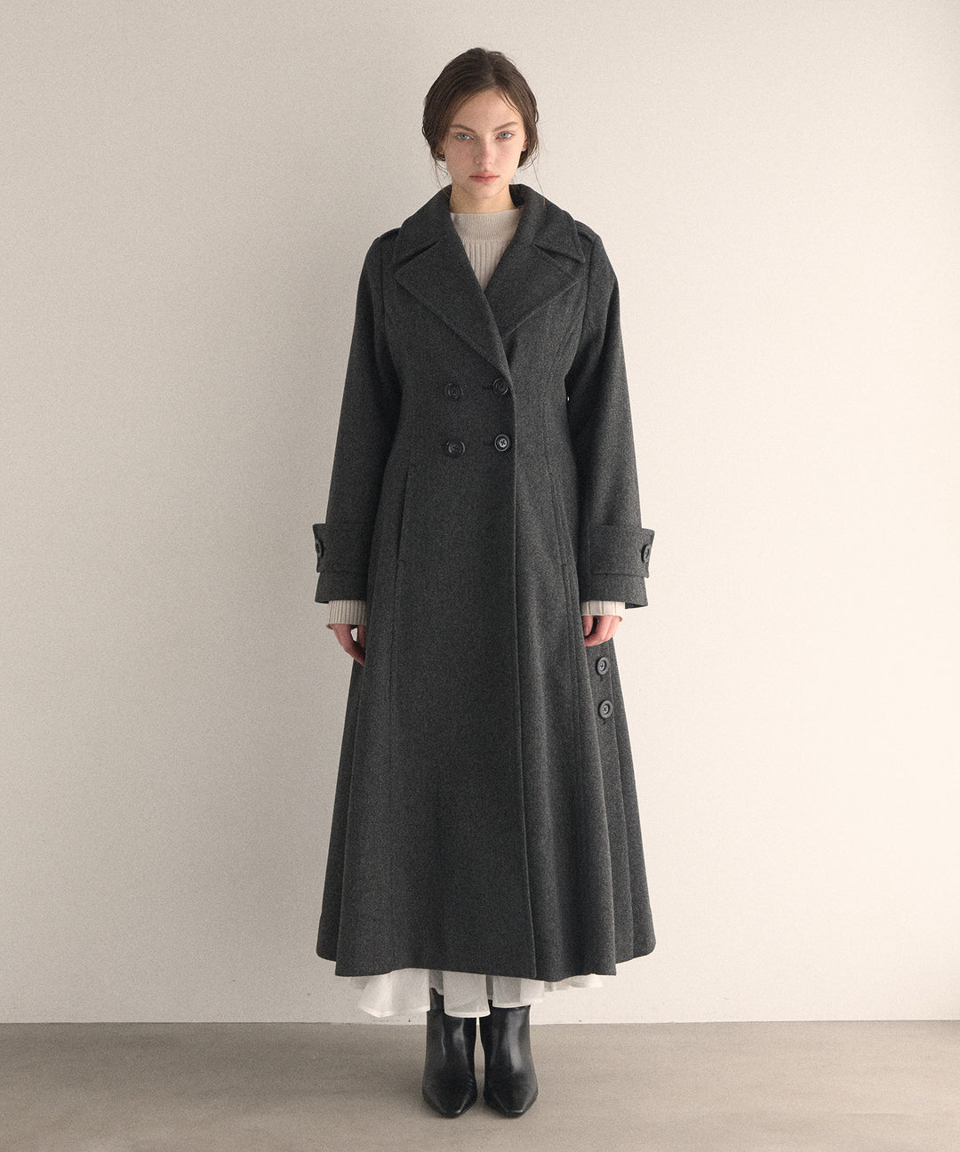 Hybrid Flare Slit Coat