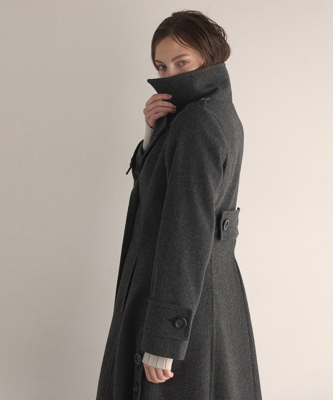 Hybrid Flare Slit Coat