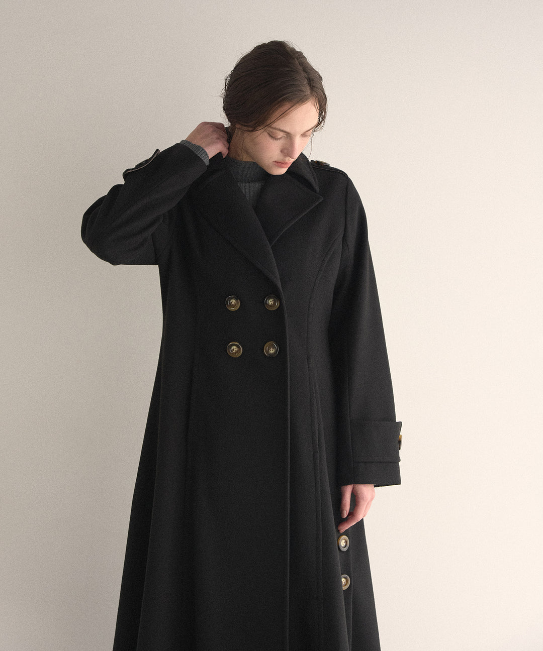 Hybrid Flare Slit Coat