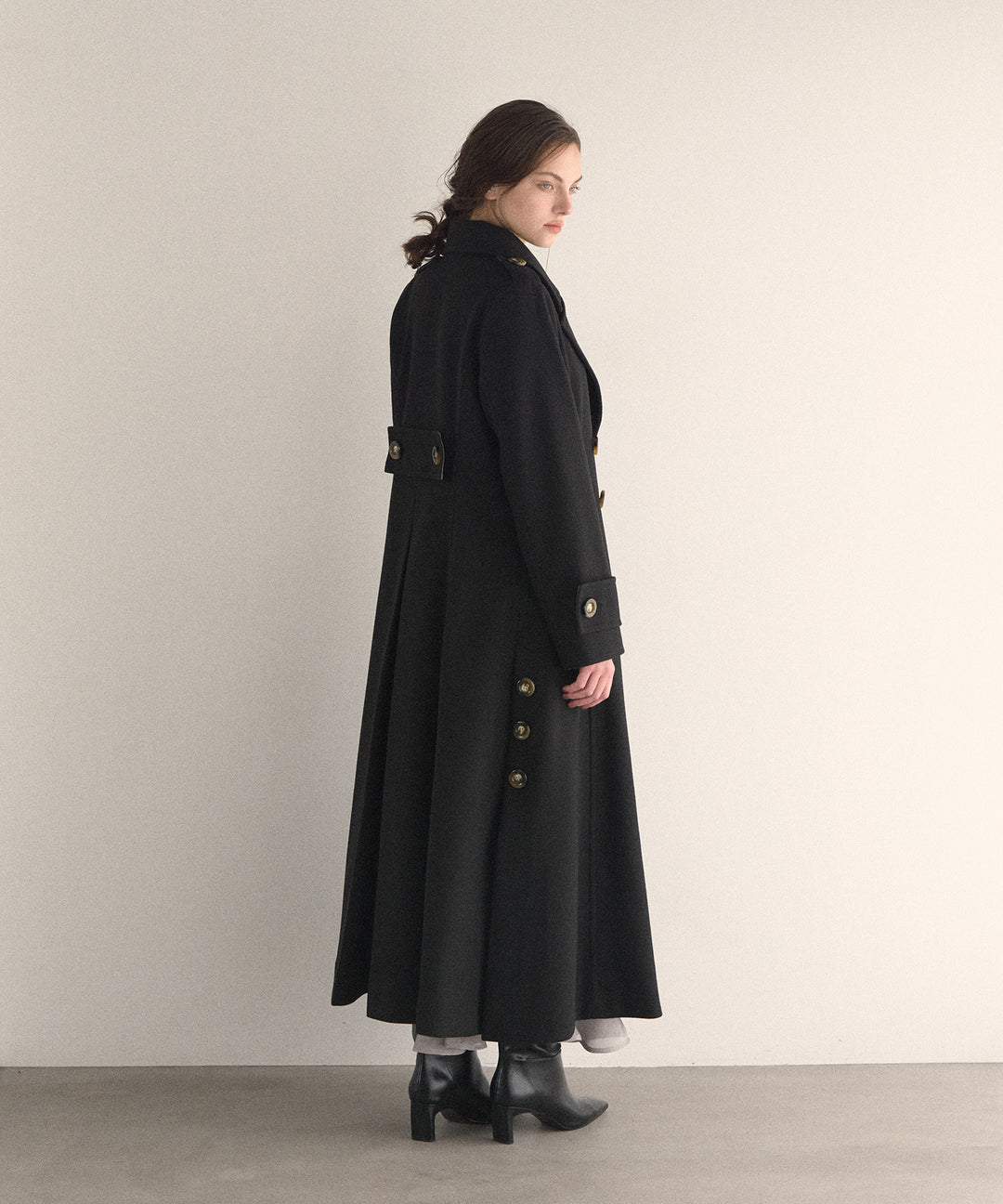 Hybrid Flare Slit Coat