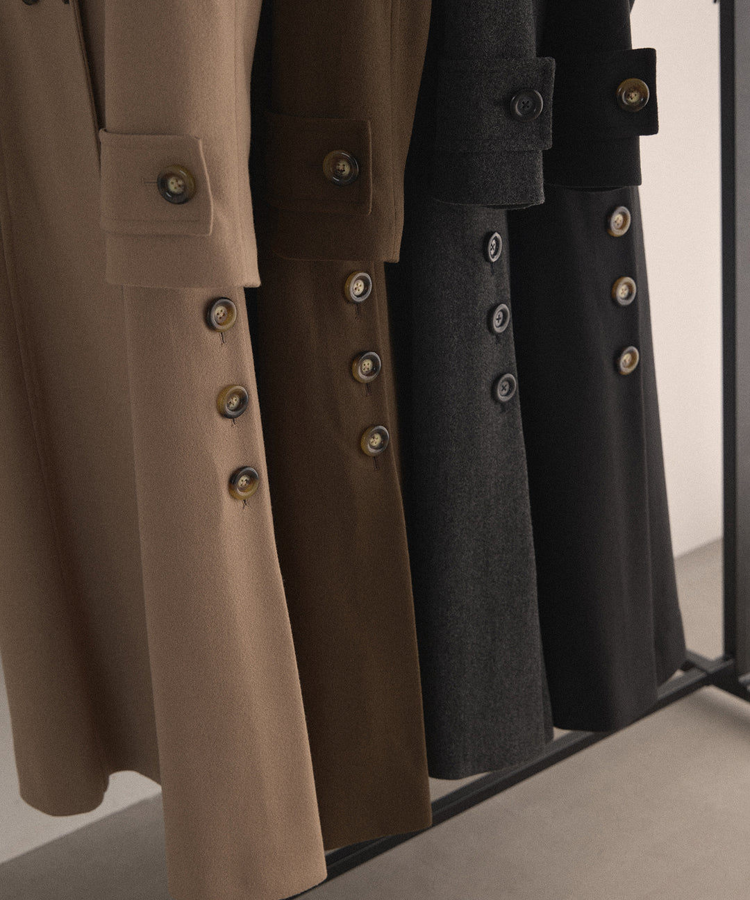 Hybrid Flare Slit Coat