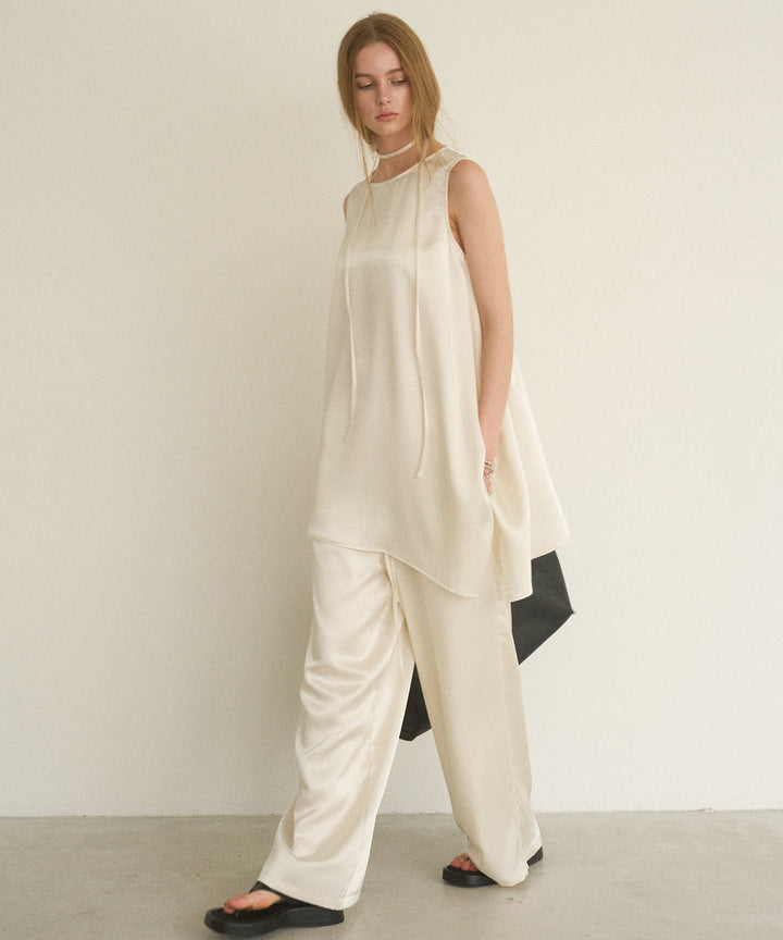 Relaxy Satin Choker Tunic