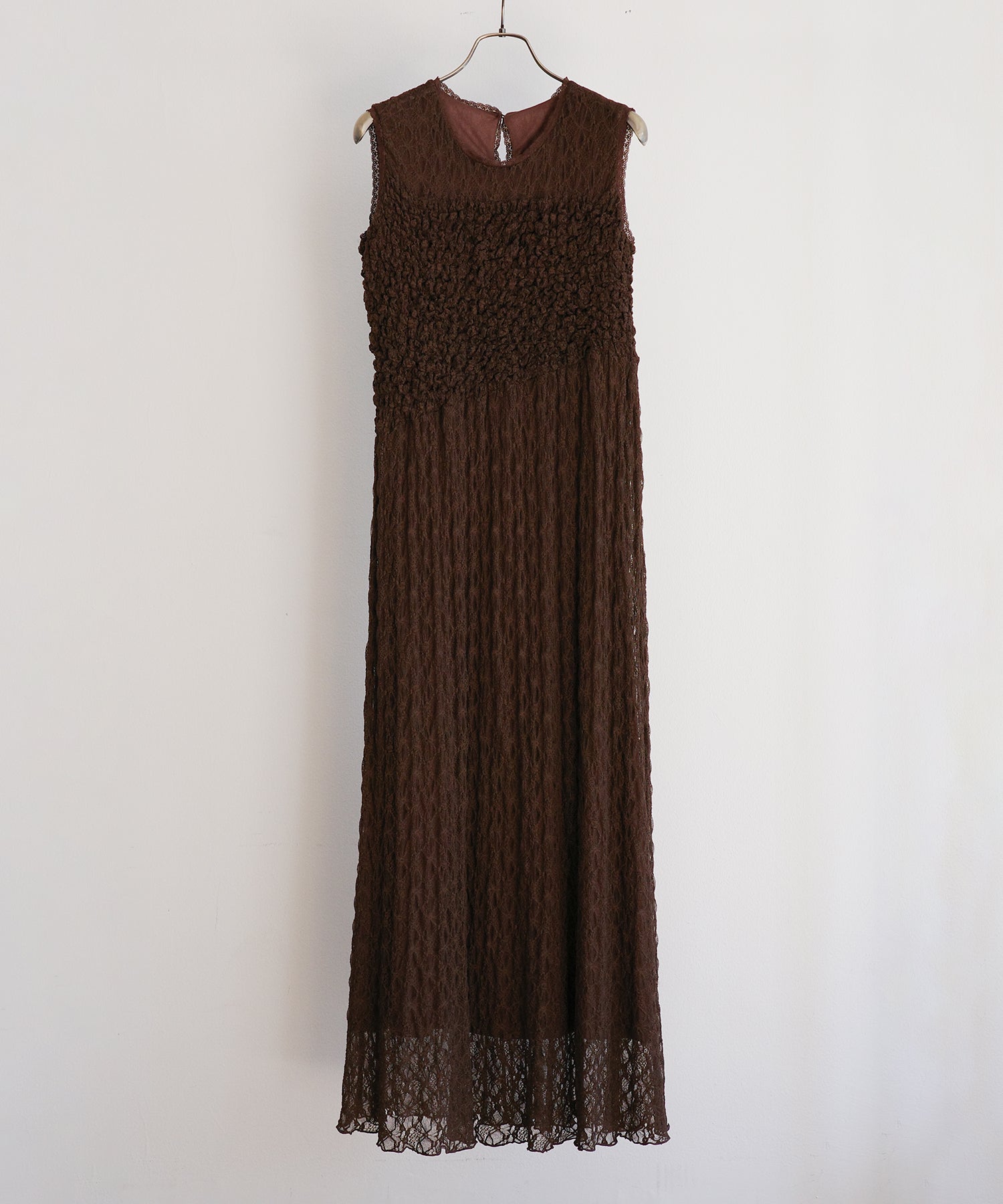 Shirring Lace Bustier Dress – MIELI INVARIANT