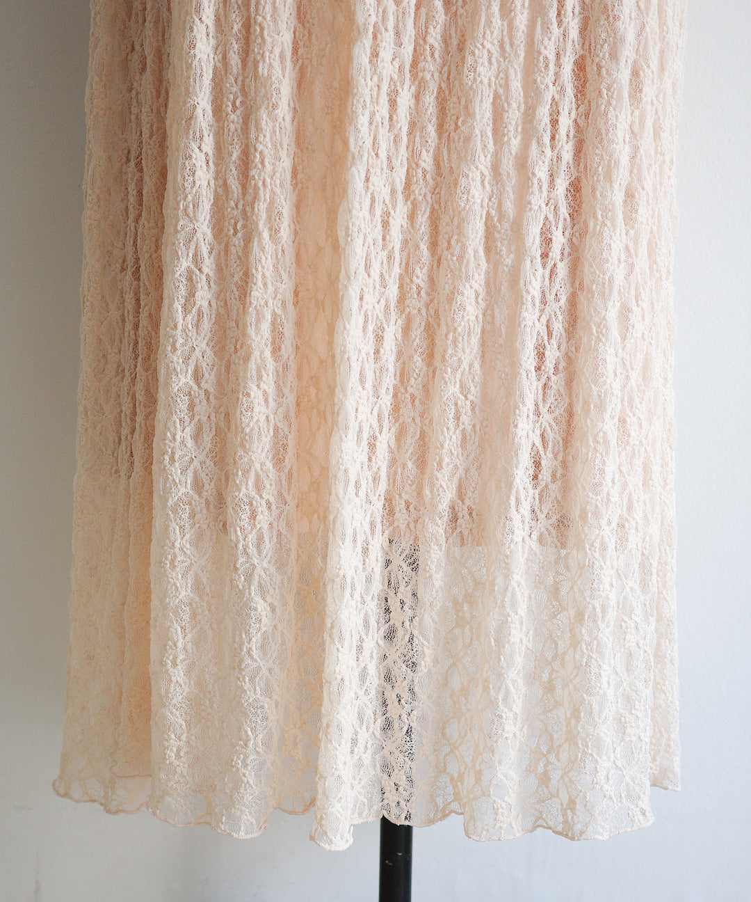 Shirring Lace Bustier Dress