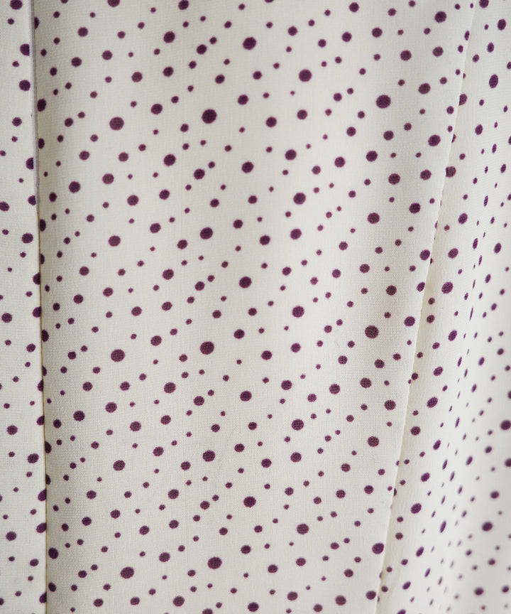 Color Dot Frill Dress