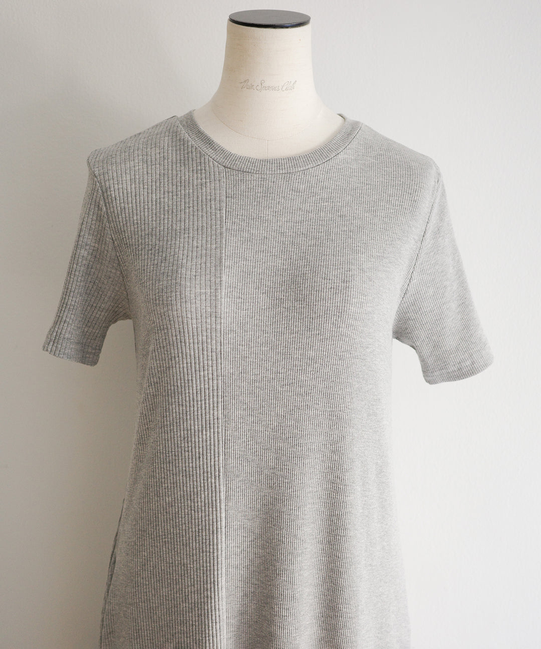 Rib Pitch Cut Flare Dress
