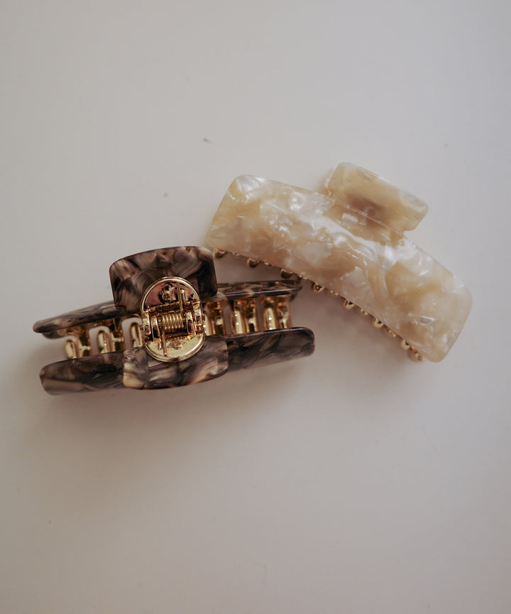Marble Stone Hair Clip