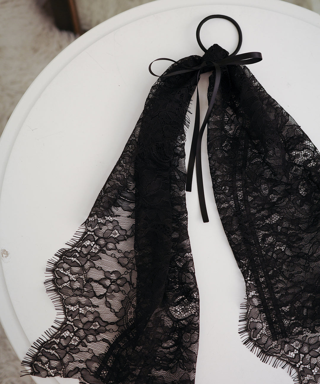 Lace Ribbon Hair Tie