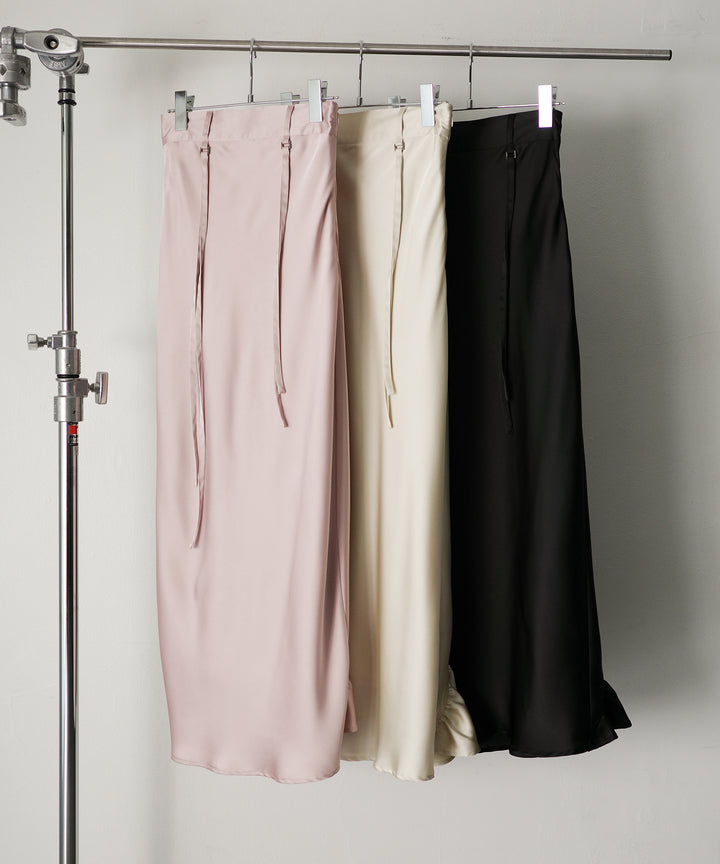 Satin Drape Mermaid Skirt