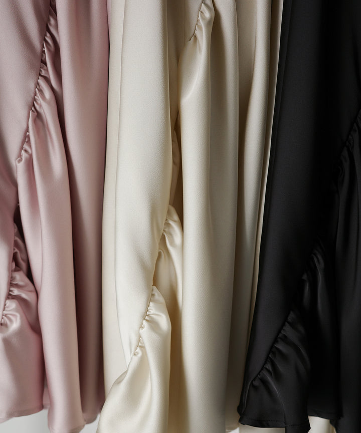 Satin Drape Mermaid Skirt