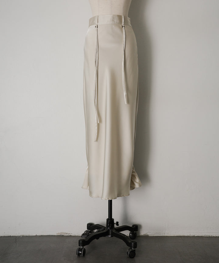 Satin Drape Mermaid Skirt