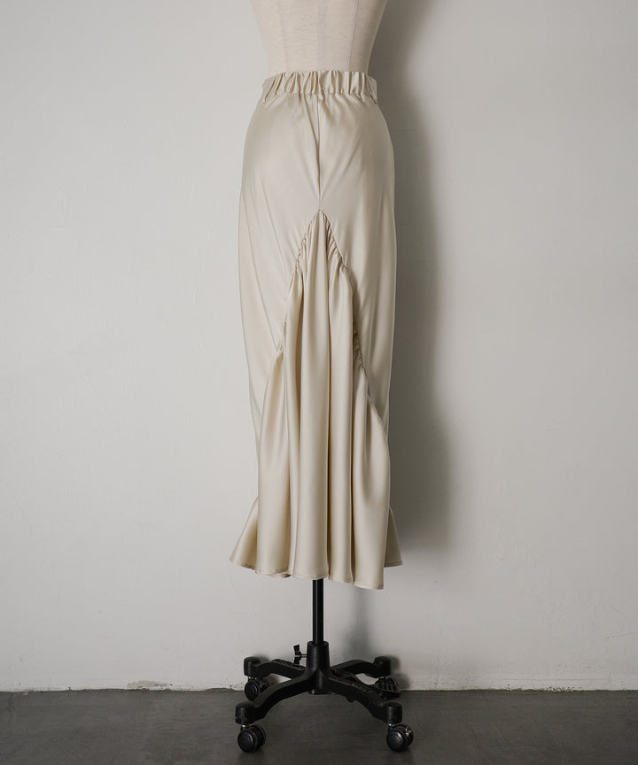 Satin Drape Mermaid Skirt