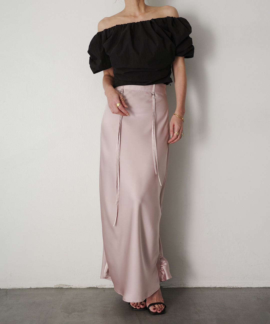 Satin Drape Mermaid Skirt