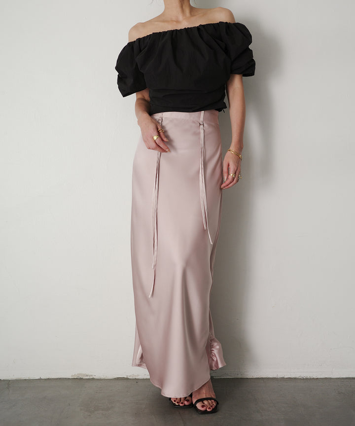 Satin Drape Mermaid Skirt