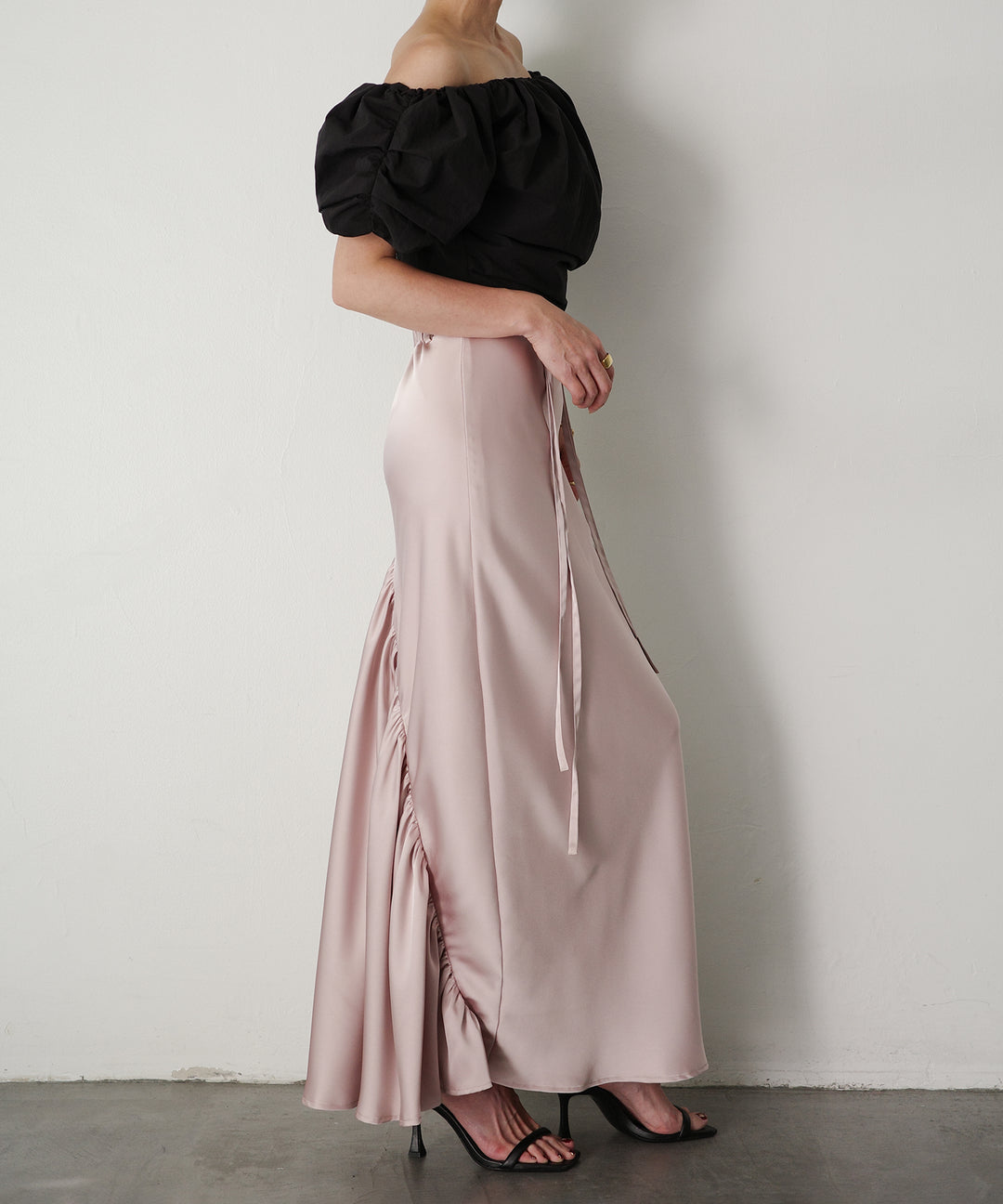 Satin Drape Mermaid Skirt