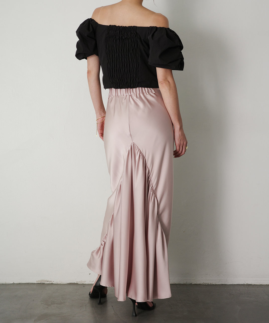 Satin Drape Mermaid Skirt