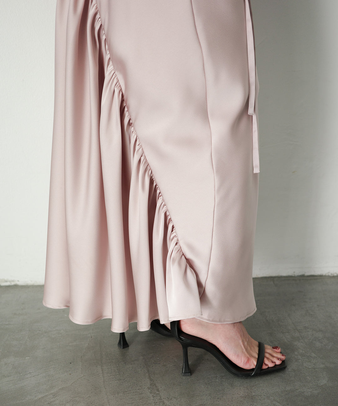Satin Drape Mermaid Skirt