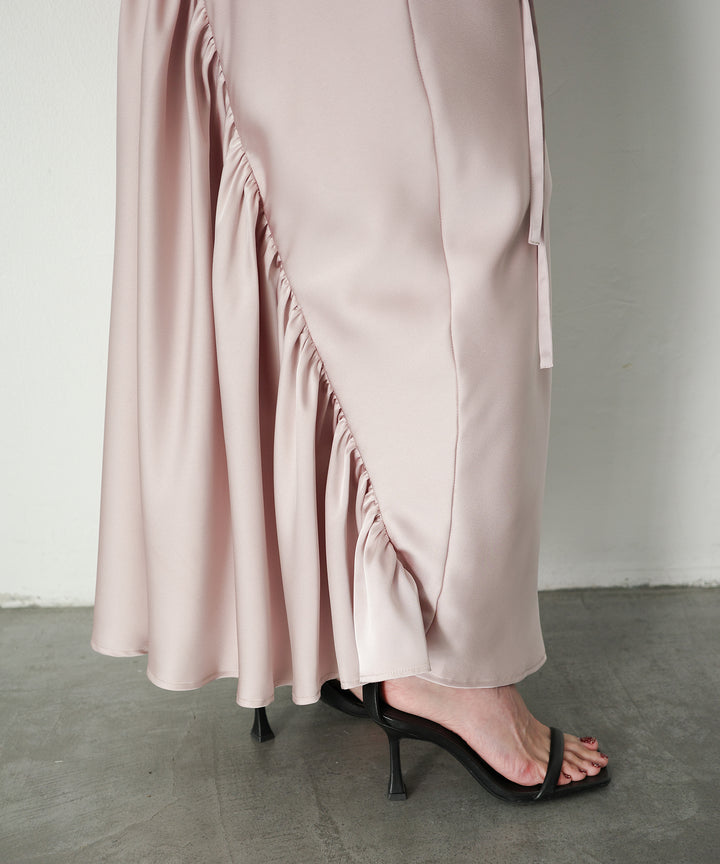 Satin Drape Mermaid Skirt