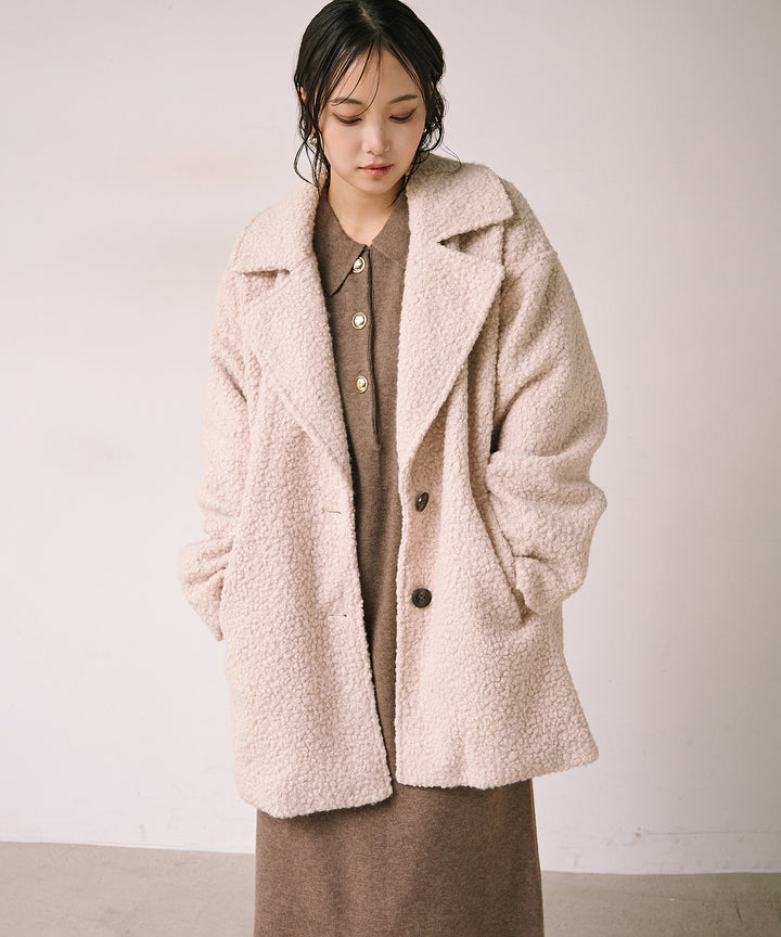 (eliuu)Polo Airy Knit Onepiece