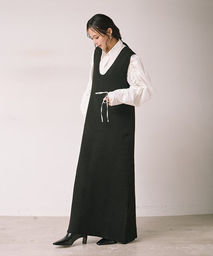 (eliuu)Draw Sleeve Shirt