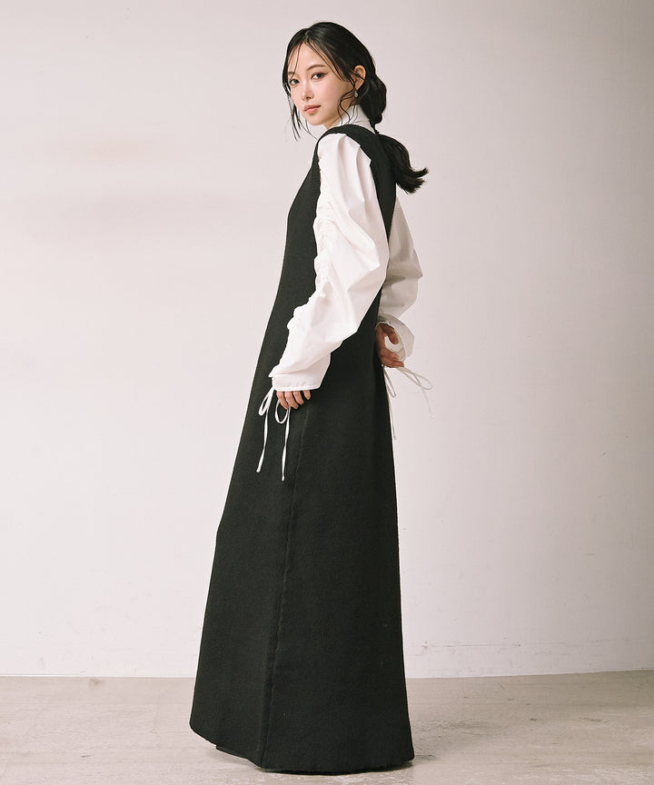 (eliuu)Draw Sleeve Shirt