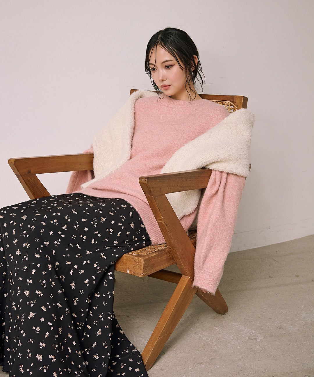 (eliuu)Heather Mix Medi Knit PO