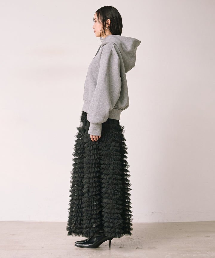 (eliuu)Brush Fleece Hoodie