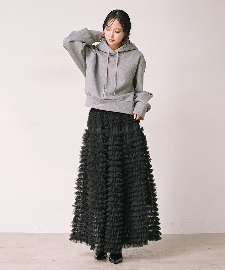 (eliuu)Brush Fleece Hoodie