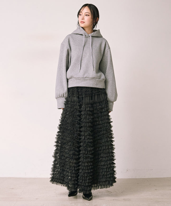 (eliuu)Brush Fleece Hoodie