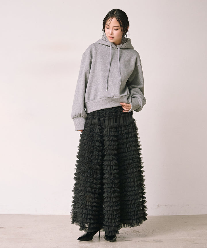 (eliuu)Brush Fleece Hoodie