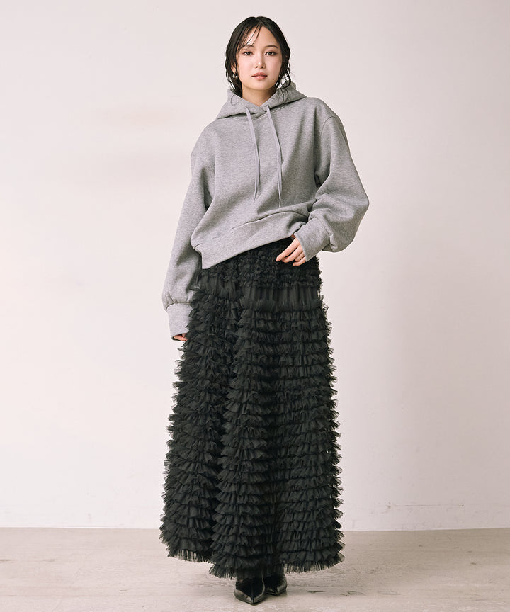 (eliuu)Brush Fleece Hoodie